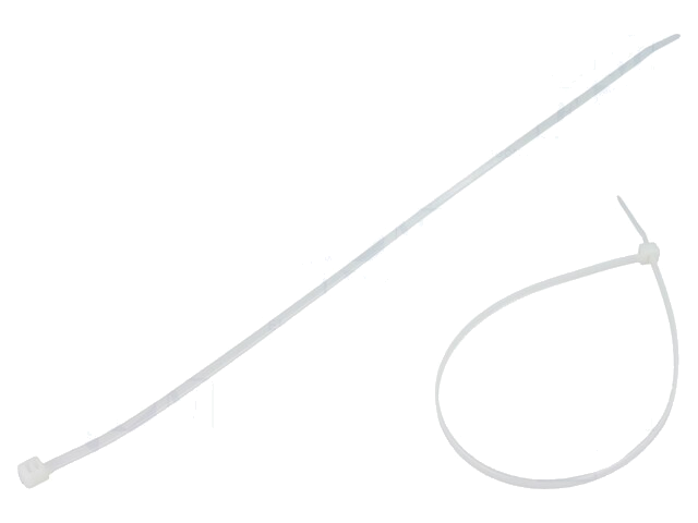 Kabelbinder; L: 280mm; W: 3,6mm; polyamide; 177N; natuurlijk Kabelbinder; L: 280mm; W: 3,6mm; polyamide; 177N; natuurlijk